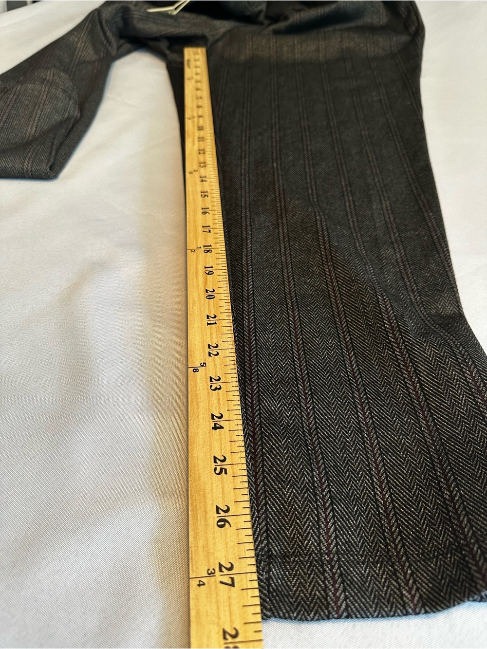 Max Studio Black & White Herringbone Slim Trousers - Picture 6 of 9